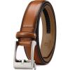 imageCHAOREN Boys Belt  1 14quot Ratchet Kids leather Belt  Perfect Companion to Kids Dress Shoes and Casual WearDark Brown