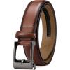 imageCHAOREN Boys Belt  1 14quot Ratchet Kids leather Belt  Perfect Companion to Kids Dress Shoes and Casual WearDark Coral