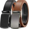imageCHAOREN Boys Belt Most Size Kids 1 14quot Dress Reversible Belt for Youth  One Leather Belt Two Style