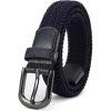 imageCHAOREN Braided Boys Belt 1quot Stretch Youth Baseball Belt For Golf And Casual WearBlue
