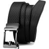 imageCHAOREN Leather Ratchet Belt Men  Mens Belts Casual Accessories for Every Occasion 35mmObsidian