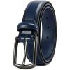 imageCHAOREN Mens Belts Leather for Gift Men  125quot Mens Dress Belts Casual for Jeans ShoesBlue