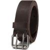 imageCHAOREN Work Belts for Men Heavy Duty  15quot Full Grain Leather Belt Casual  Fully Adjustable Double ProngDark Brown