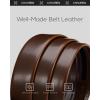 imageCHAOREN Leather Ratchet Belt Men 2 Pack  Customizable Fit Effortless Style 35mmBlackBrown