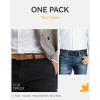 imageCHAOREN Mens Belt 1 Piece  Leather Reversible Belt Men for Dress Pants  Single Belt 2 ColorsBlackTan
