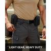 imageCHAOREN Tactical Belt Men  15quot Nylon Gun Belt  Heavy Duty Military EDC for Jeans ampamp CCWGrey