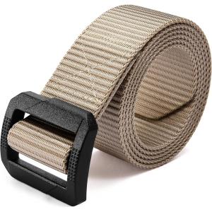 imageCHAOREN Tactical Belt Men  15quot Nylon Gun Belt  Heavy Duty Military EDC for Jeans ampamp CCWKhaki