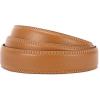 imageCHAOREN Ratchet Belt Strap Only 1 14quot Replacement Leather Belt for 32mm BuckleCognac