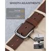 imageCHAOREN Full Grain Leather Belt for Men Work Belts for Men Heavy Duty Daily Wear for Jeans PantsBlack Stitched