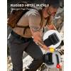 imageCHAOREN Tactical Belt Men  Nylon EDC Belt for Military CCWCoyote Brown