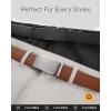 imageCHAOREN Leather Ratchet Belt Men 2 Pack  Customizable Fit Effortless Style 35mmBlackTan