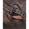 imageCHAOREN Leather Belts for Men Mens Belts CasualEveryday Full Grain Leather Belts for JeansBrown