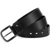 imageCHAOREN Leather Belts for Men Mens Belts CasualEveryday Full Grain Leather Belts for JeansCasual Black