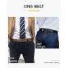 imageCHAOREN Reversible Mens Belt 1 Piece  Leather Belt Men for Dress Pants  Single Belt 2 ColorsBlackCognac