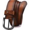 imageCHAOREN Leather Belts for Men Mens Belts CasualEveryday Full Grain Leather Belts for JeansCasual Brown