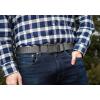 imageCHAOREN Grey Ratchet Belts for Men  Casual Web Nylon Mens Belt 1 38quot  Adjustable and Durable for Jeans