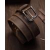 imageCHAOREN Mens Belts Leather  35mm Genuine Leather Belt for Jeans  Men Gift for Casual DressFull Grain Brown