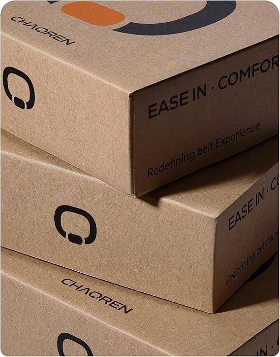 imageCHAOREN Reversible Belt Men 1 Piece  125quot Leather Dress Belt  Trim to Fit for Elegant StyleDark BrownBlack