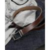 imageCHAOREN Leather Ratchet Belt Men  Mens Belts Casual Accessories for Every Occasion 35mmCognac