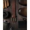 imageCHAOREN Full Grain Leather Belt for Men Work Belts for Men Heavy Duty Daily Wear for Jeans PantsCasual Brown