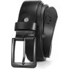 imageCHAOREN 15 Mens Belts Leather  Italian Full Grain Leather Belts  Ideal for Casul Jeans amp Work WearBlack