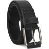 imageCHAOREN Full Grain Leather Belt for Men Work Belts for Men Heavy Duty Daily Wear for Jeans PantsCasual Black Silver