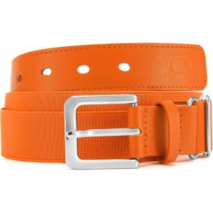 imageCHAOREN Youth Baseball Belt  125 Boys Belt Elastic Softball Belts for Boys and Girls  Easy for SportOrange