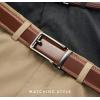 imageCHAOREN Click Belts for Men  Mens Ratchet Belt 1 38 for Dress Pants  Perfect Companion to Mens OxfordsCognac