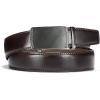imageCHAOREN Ratchet Belt Replacement Strap 1 38 Leather Belt Strap for 40MM Slide Click BuckleMahogany