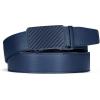 imageCHAOREN Ratchet Belt Replacement Strap 1 38 Leather Belt Strap for 40MM Slide Click BuckleNavy