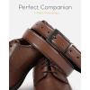 imageCHAOREN Reversible Belt Men 1 Piece  125 Leather Dress Belt  Trim to Fit for Elegant StyleBlackDark Brown