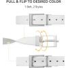 imageCHAOREN Reversible Belt Men 1 Piece  125 Leather Dress Belt  Trim to Fit for Elegant StyleClassic WhiteTwill White