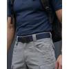 imageCHAOREN Tactical Belt Men  15 Stretch Belt for Work  Quick Release for Military Casual Jeans EDC HikingNavy