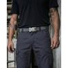 imageCHAOREN Tactical Belt Men  15 Stretch Belt for Work  Quick Release for Military Casual Jeans EDC HikingSilverGrey