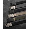 imageCHAOREN Tactical Belt Men  15 Stretch Belt for Work  Quick Release for Military Casual Jeans EDC HikingSilverGrey