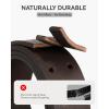 imageCHAOREN Work Belts for Men Heavy Duty  15 Full Grain Leather Belt Casual  Fully Adjustable Double ProngBrown