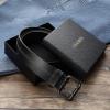 imageCHAOREN Work Belts for Men Heavy Duty  15 Full Grain Leather Belt Casual  Fully Adjustable Double ProngCasual Black