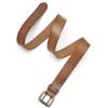 imageCHAOREN Work Belts for Men Heavy Duty  15 Full Grain Leather Belt Casual  Fully Adjustable Double ProngClassic Light Brown