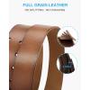 imageCHAOREN Work Belts for Men Heavy Duty  15 Full Grain Leather Belt Casual  Fully Adjustable Double ProngClassic Light Brown