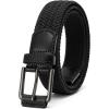 imageCHAOREN Elastic Boys Belt  125 Boys Braided Belt for Kids  Youth Stretchy Design for Golf And BaseballBlack