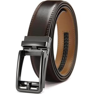 imageCHAOREN Click Belts for Men  Mens Ratchet Belt 1 38 for Dress Pants  Perfect Companion to Mens OxfordsBurgundy