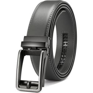 imageCHAOREN Click Belts for Men  Mens Ratchet Belt 1 38 for Dress Pants  Perfect Companion to Mens OxfordsGrey