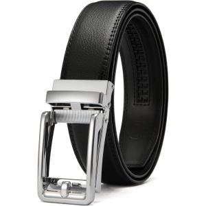 imageCHAOREN Click Belts for Men  Mens Ratchet Belt 1 38 for Dress Pants  Perfect Companion to Mens OxfordsSilver  Black