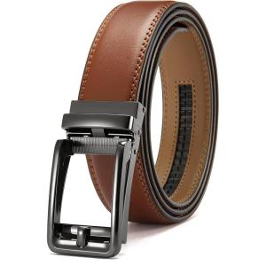 imageCHAOREN Click Belts for Men  Mens Ratchet Belt 1 38 for Dress Pants  Perfect Companion to Mens OxfordsTan