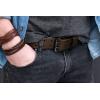 imageCHAOREN Work Belts for Men Heavy Duty  15 Full Grain Leather Belt Casual  Fully Adjustable Double ProngCasual Brown
