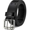 imageCHAOREN Work Belts for Men Heavy Duty  15 Full Grain Leather Belt Casual  Fully Adjustable Double ProngCasual Blacksilver