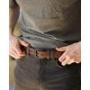 imageCHAOREN Mens Belts Leather  35mm Genuine Leather Belt for Jeans  Men Gift for Casual DressBrown Stitched