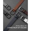 imageCHAOREN Mens Belts Leather  35mm Genuine Leather Belt for Jeans  Men Gift for Casual DressNavy Stitched