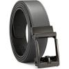 imageCHAOREN Ratchet Belts for Men  15 Mens Belt Genuine Leather for Causual Jeans  Customizable StyleVersatile FitGrey