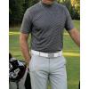 imageCHAOREN Mens Belt  15 Nylon Webbing Belt with Quick Release Buckle  Adjustable Fit for Casual Work amp Military  One SizeBrushed Navy  White  Grey